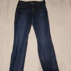 Dark blue skinny jeans